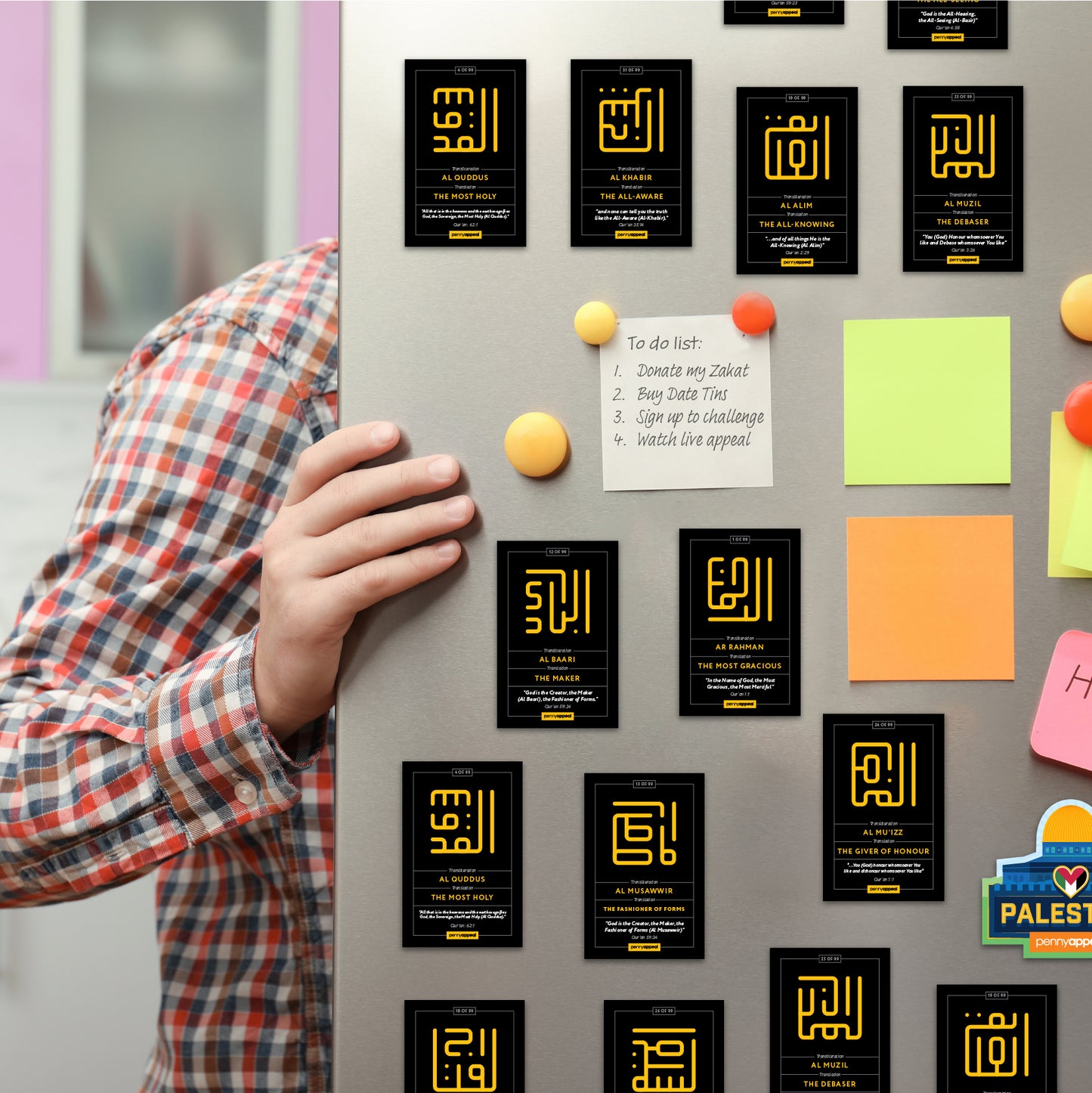 Exclusive “Allah” Calligraphy Fridge Magnet